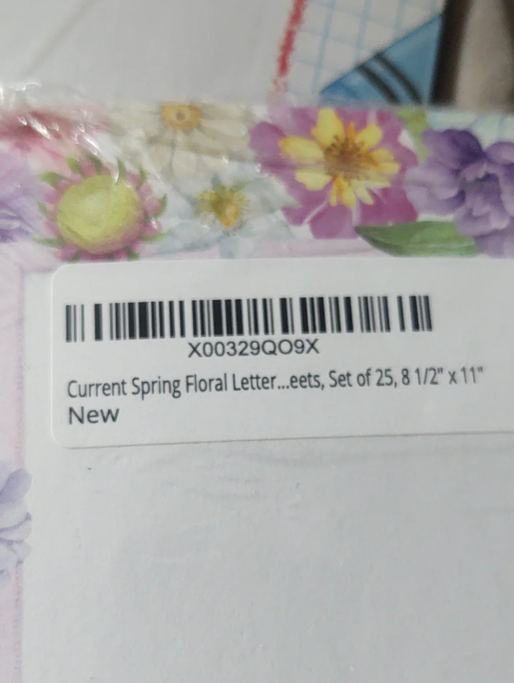 Floral & School Supplies Computer Paper